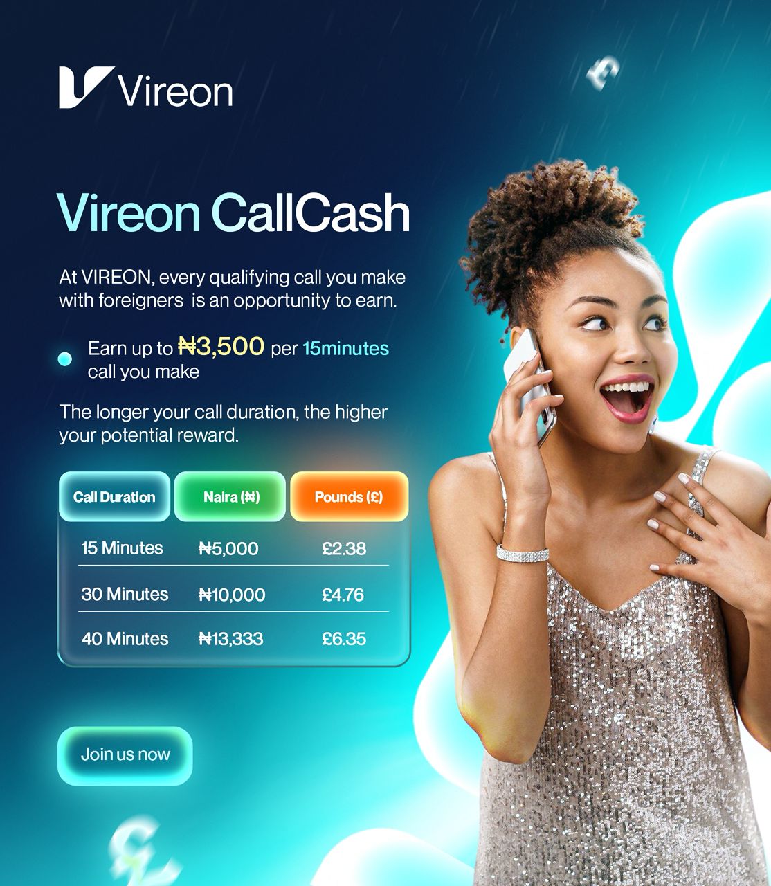 Vireon Vireon CallCash — Earn from calls