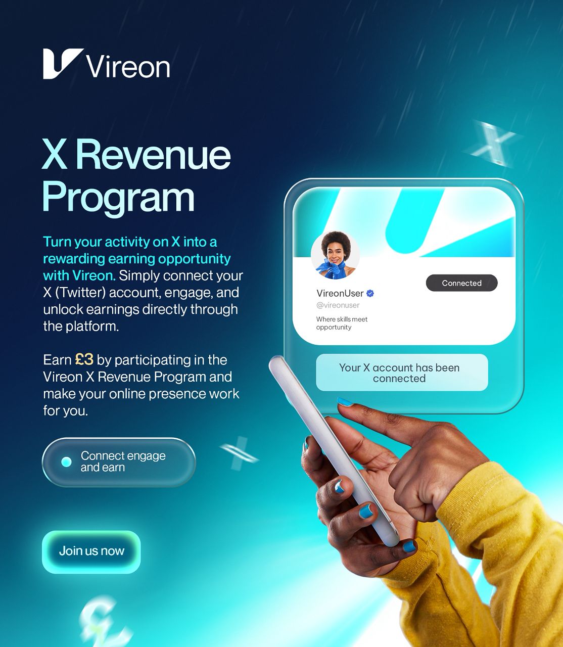 Vireon Vireon X Revenue Program — Earn on X / Twitter
